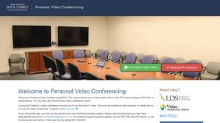Welcome to Personal Video Conferencing