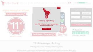 TF Green Airport Parking | Red Beam Garage C