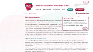 PVG Membership | Career Ready