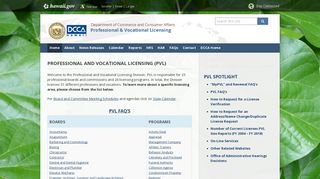 Professional and Vocational Licensing (PVL) - Department of ...