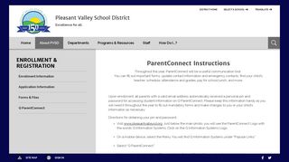 Enrollment & Registration / Q ParentConnect