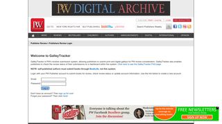 GalleyTracker - Publishers Weekly