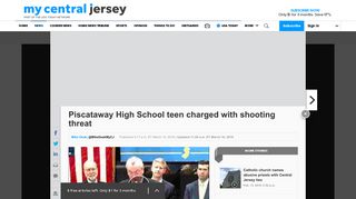Piscataway High School teen charged with shooting threat
