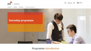 Internship programme | Careers | PwC HK