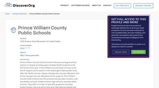 Prince William County Public Schools Executives, Organizational ...