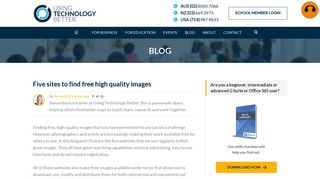 Five sites to find free high quality images - Using Technology Better
