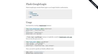 Flask-GoogleLogin — Flask-GoogleLogin 0.0.1 documentation