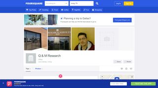 Q & M Research - Office in Las Colinas - Foursquare