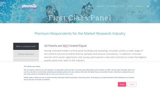 First Class Market Research B2B Research Panels | Innovate MR