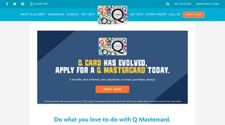 Apply for Q-Mastercard - Q Card