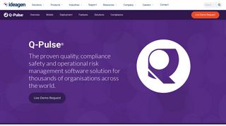 Q-Pulse | Electronic Quality Management Software | Ideagen Plc