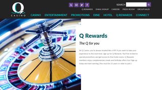 Q Rewards | Q Casino and Hotel