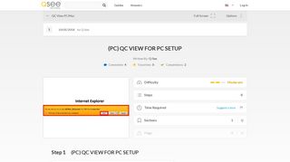 (PC) QC VIEW FOR PC SETUP - Q-Plus Support Portal