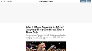 What Is QAnon: Explaining the Internet Conspiracy Theory That ...