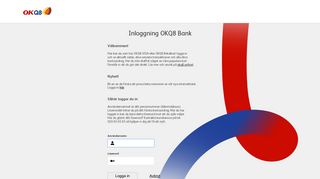 Login OKQ8 Bank - färdig produkt från EDB
