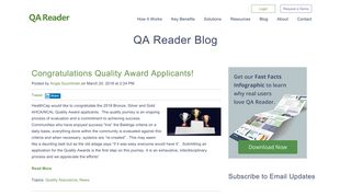 QA Reader Blog