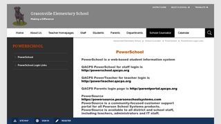 PowerSchool / PowerSchool Login Links