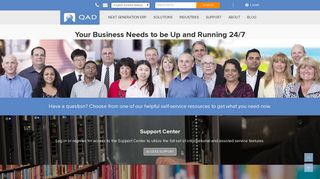 Customer Support Resources | QAD