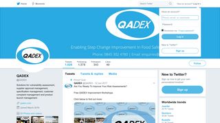 QADEX (@QADEX) | Twitter