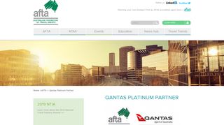 Qantas Platinum Partner | Australian Federation of Travel Agents