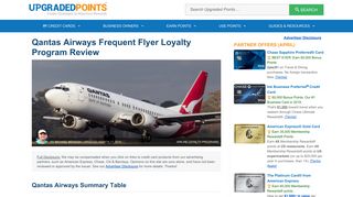 Qantas Airways Frequent Flyer Loyalty Program Review [2018]