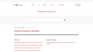 Qantas Insurance Website – Qantas Insurance Support