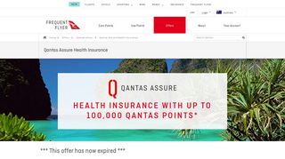 Qantas Assure Health Insurance - Qantas Points