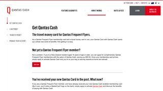 Get Qantas Cash | Qantas Cash NZ