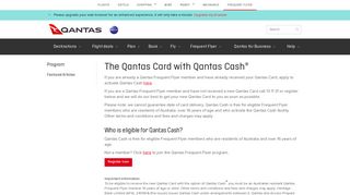 Qantas Frequent Flyer Membership Card Registration