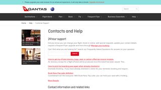 Contact Us | Qantas