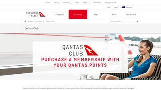 Qantas Club | Qantas Frequent Flyer - Qantas Points