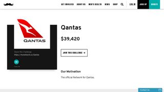 Qantas - Movember Australia - Networks