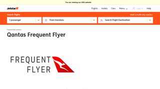 Qantas Frequent Flyer | Jetstar