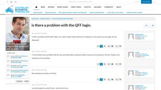 is there a problem with the QFF login. - Qantas & Jetstar - Page 1 ...