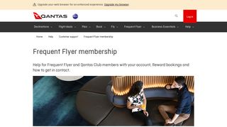 Frequent Flyer membership | Qantas