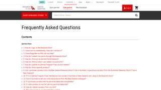 Frequently Asked Questions | Qantas Store AU