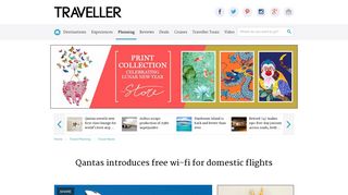 Qantas introduces free wi-fi for domestic flights - Traveller.com.au