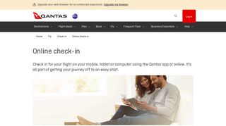 Online check-in | Qantas US