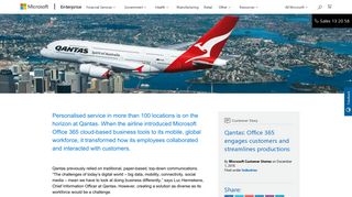 Qantas: Office 365 engages customers and streamlines productions ...