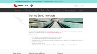 Investors | Qantas