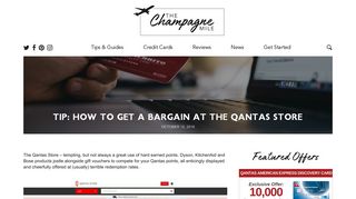 How to nab a bargain at the Qantas Store | The Champagne Mile