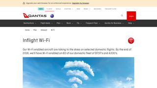 Inflight Wi-Fi | Qantas