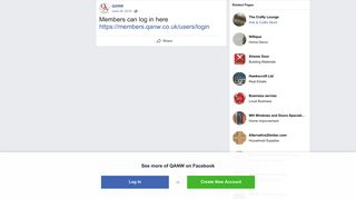 QANW - Members can log in here... | Facebook