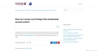 How can I access my Privilege Club membership account online ...