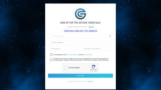 Sign Up - Gifcoin.io