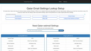 Qatar Email Settings | Qatar Webmail | qatar.net.qa Email