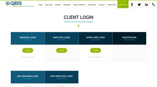 Client Login - QBS | Quality Business Solutions SC