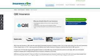 QBE Insurance coverage and claims information - Insurance.com