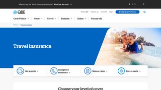 Travel insurance | QBE AU