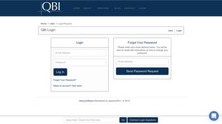 QBI Login - QBI - Job Listings - QBI Jobs - ApplicantPro